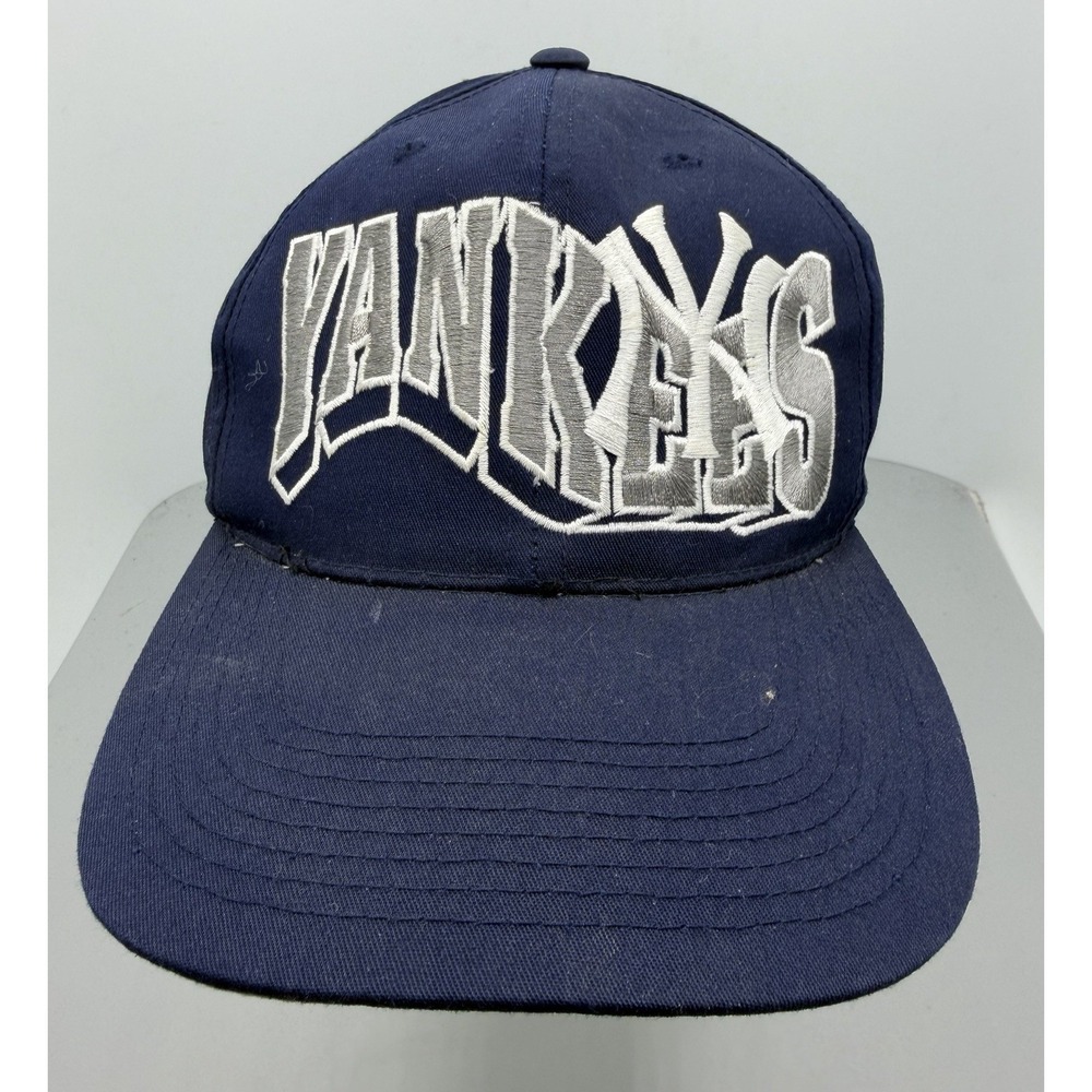 Rare G Cap Vintage 90s New York Yankees SnapBack Blue Hat Streetwear Classic